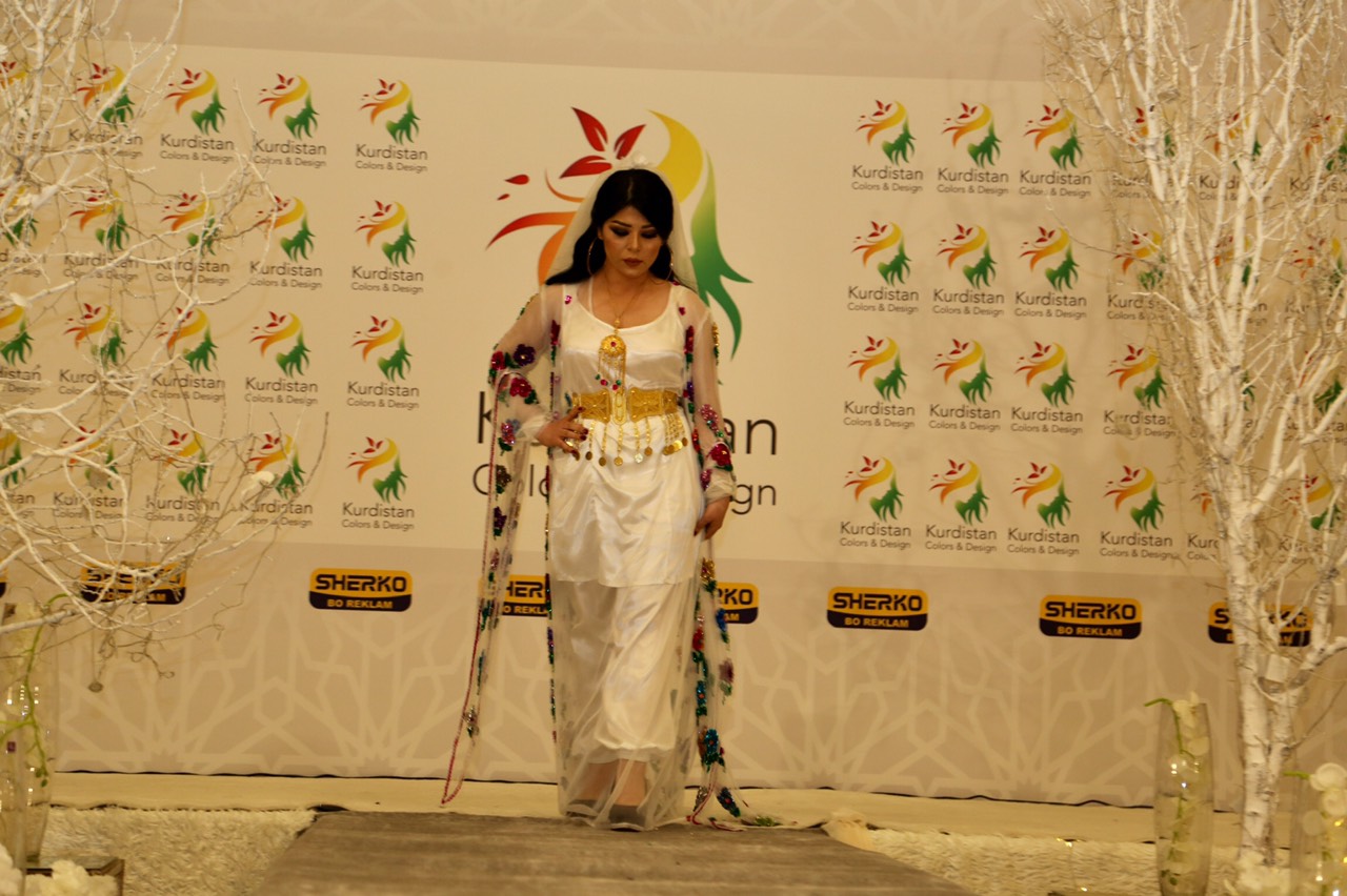A Kurdish fashion design contest in the Kurdistan Region's Sulaimani, Feb. 1, 2019. (Photo: Kurdistan 24/Ibrahim Fatah)